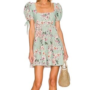 Yumi Kim Denise Dress Silkwood Sage, Size S